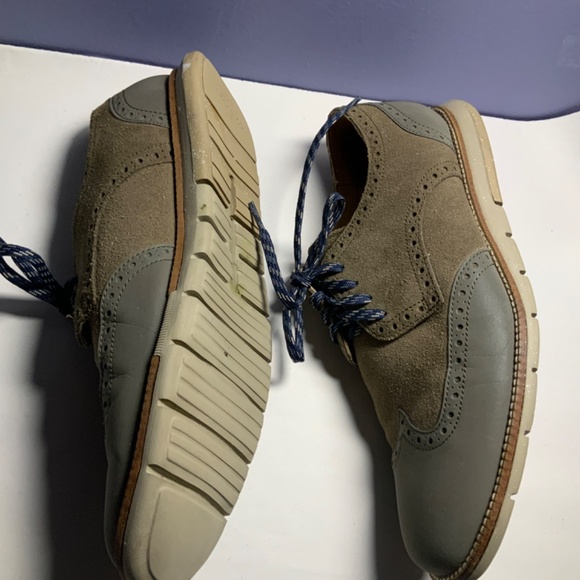 Cole Haan Grand OS leather wingtip shoes sz 10 lace up